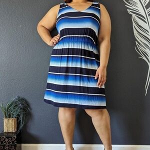 Merona Striped Sleeveless Dress